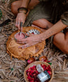 Making Hibiscus Clay Mask