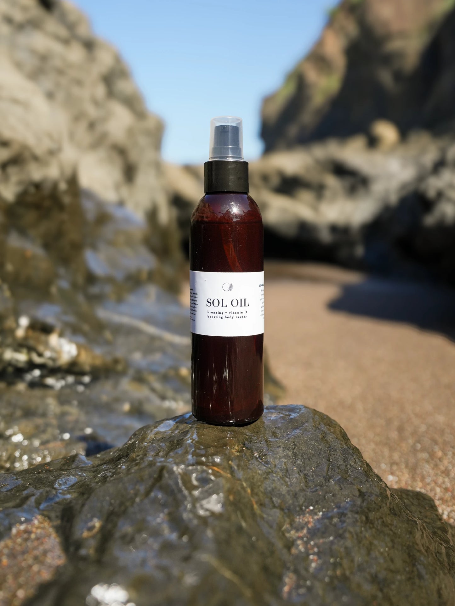 Come Alive Herbals Sol Oil Tanning Oil – golden tanning oil with coconut and carrot seed oil-4oz