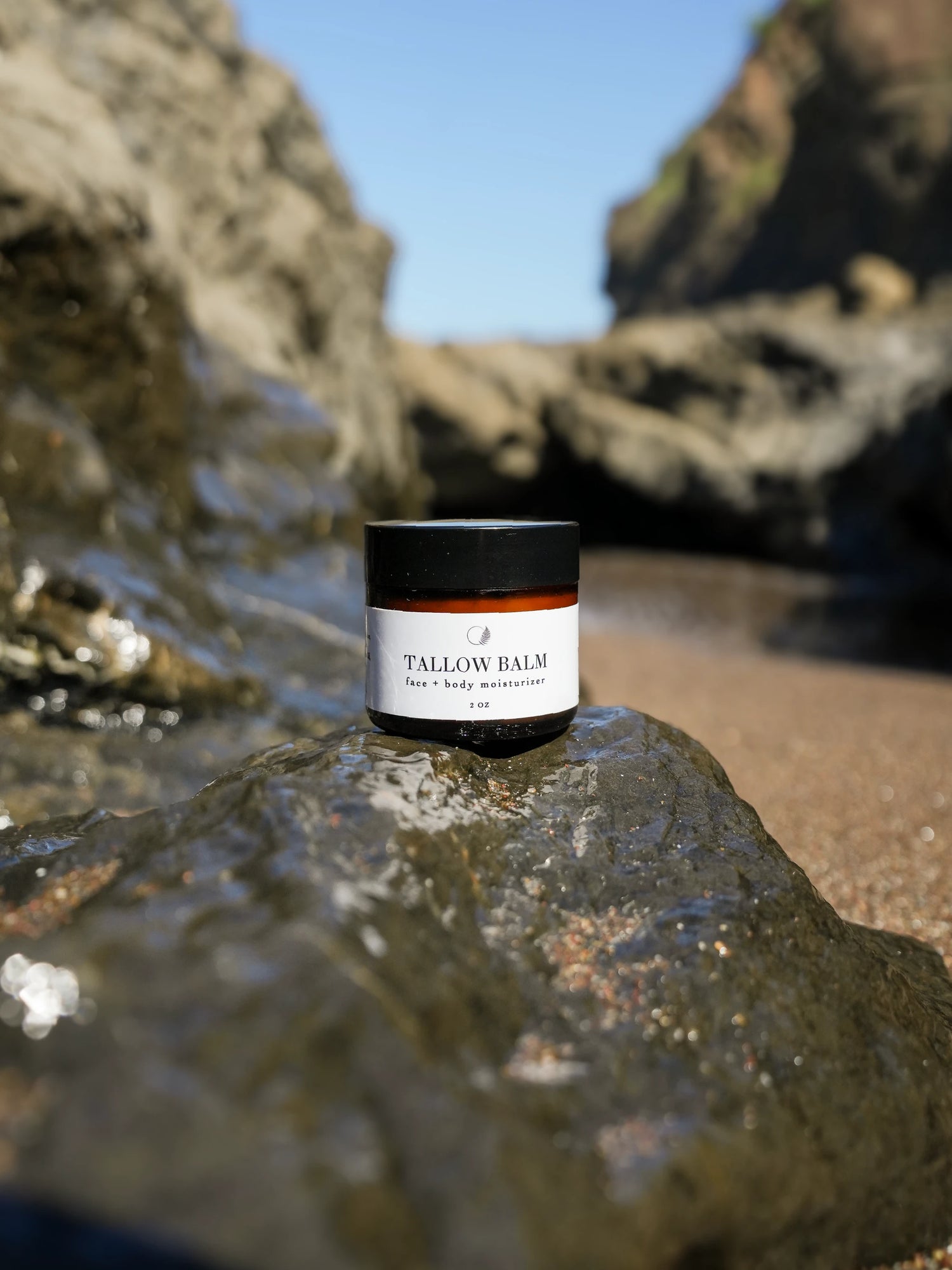 Come Alive Herbals Tallow Body Butter 2oz – deeply moisturizing whipped tallow cream for soft, nourished skin in glass jar