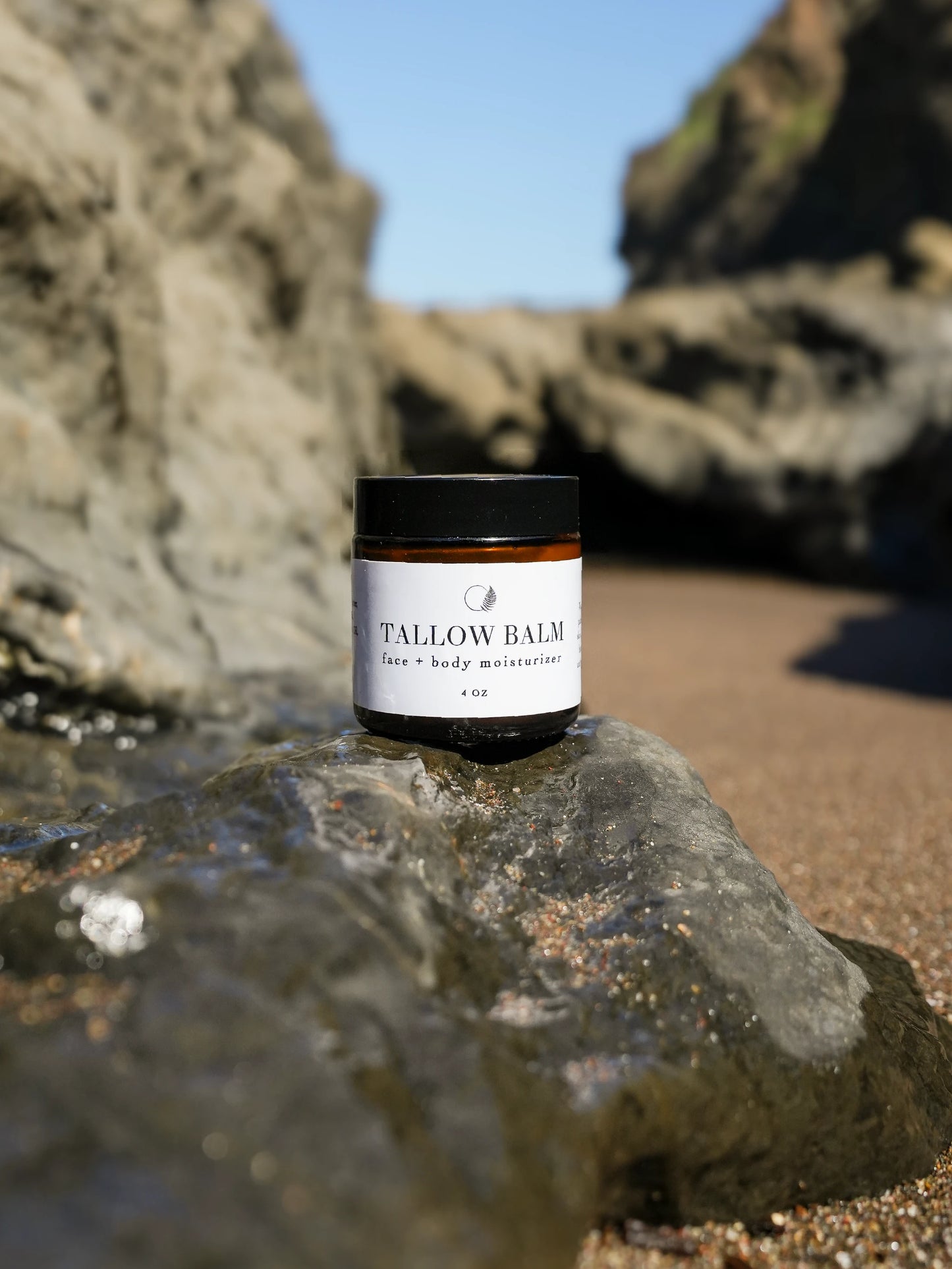 Come Alive Herbals Tallow Body Butter 4oz – deeply moisturizing whipped tallow cream for soft, nourished skin in glass jar