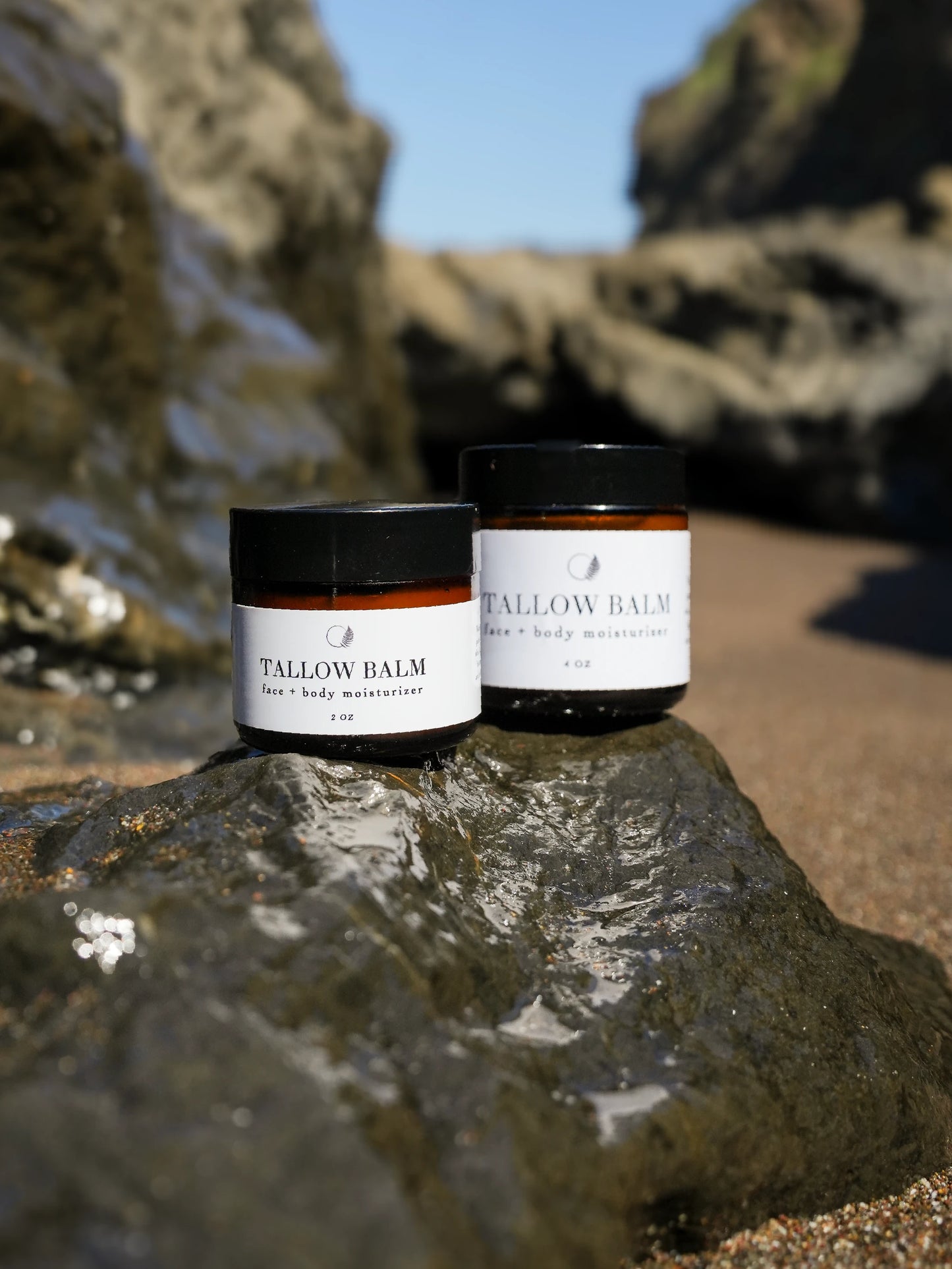 Come Alive Herbals Tallow Body Butter 2oz or 4oz – deeply moisturizing whipped tallow cream for soft, nourished skin in glass jar