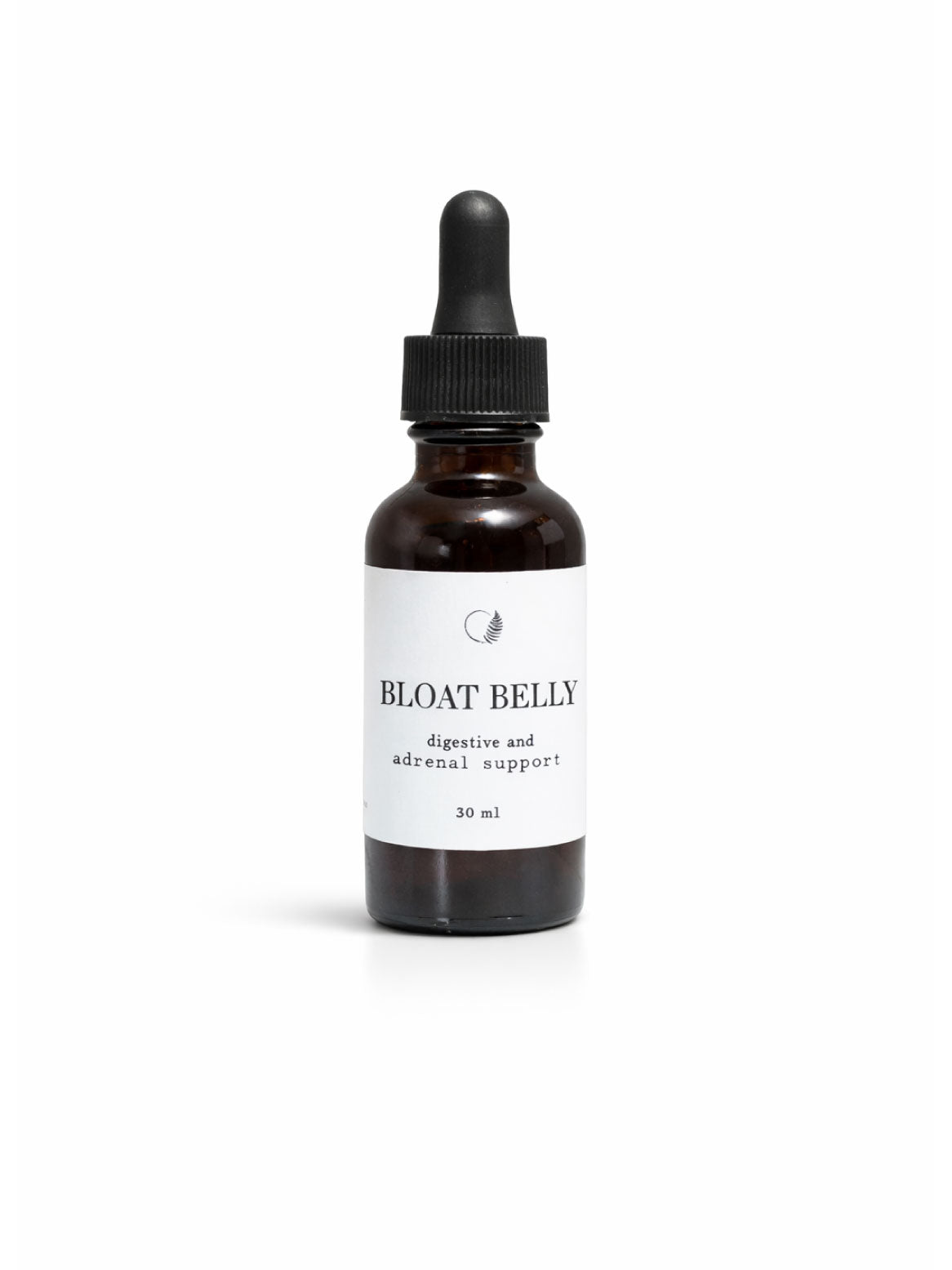 Using Bloat Belly herbal tincture with dropper for daily digestive balance and gut comfort